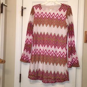 Bell sleeve dress